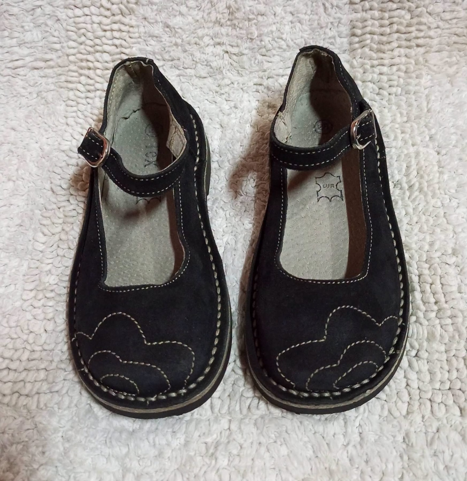 Chaussures noires enfant à bride 2