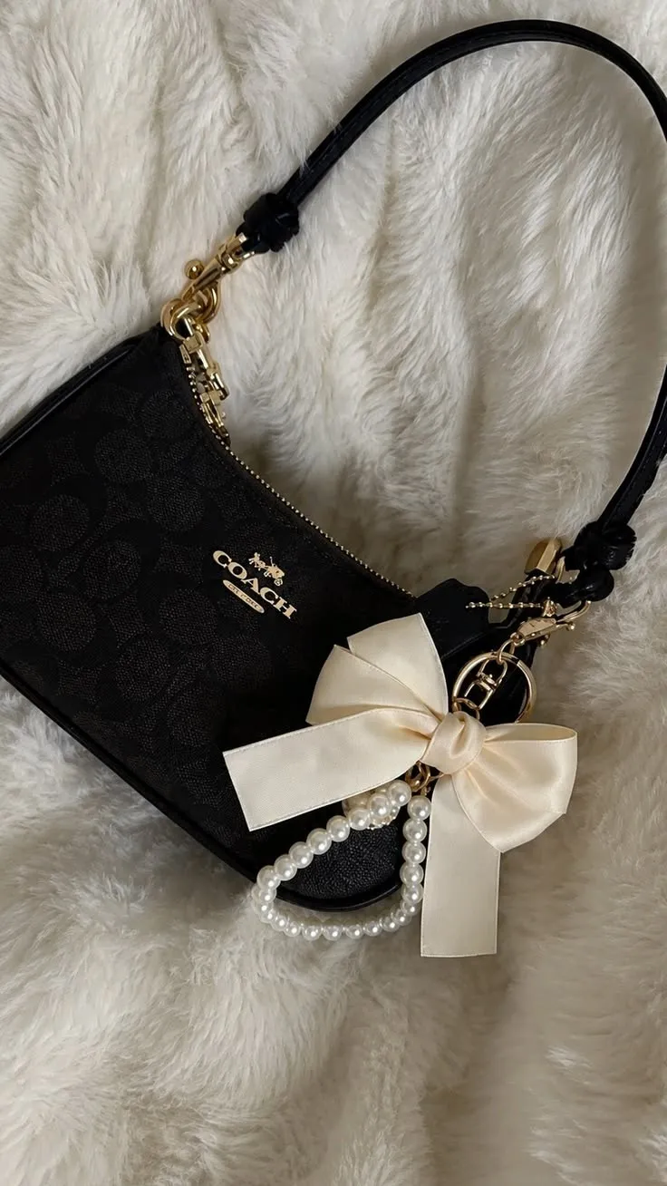Coach Pochette Signature Avec Strap Perles 2