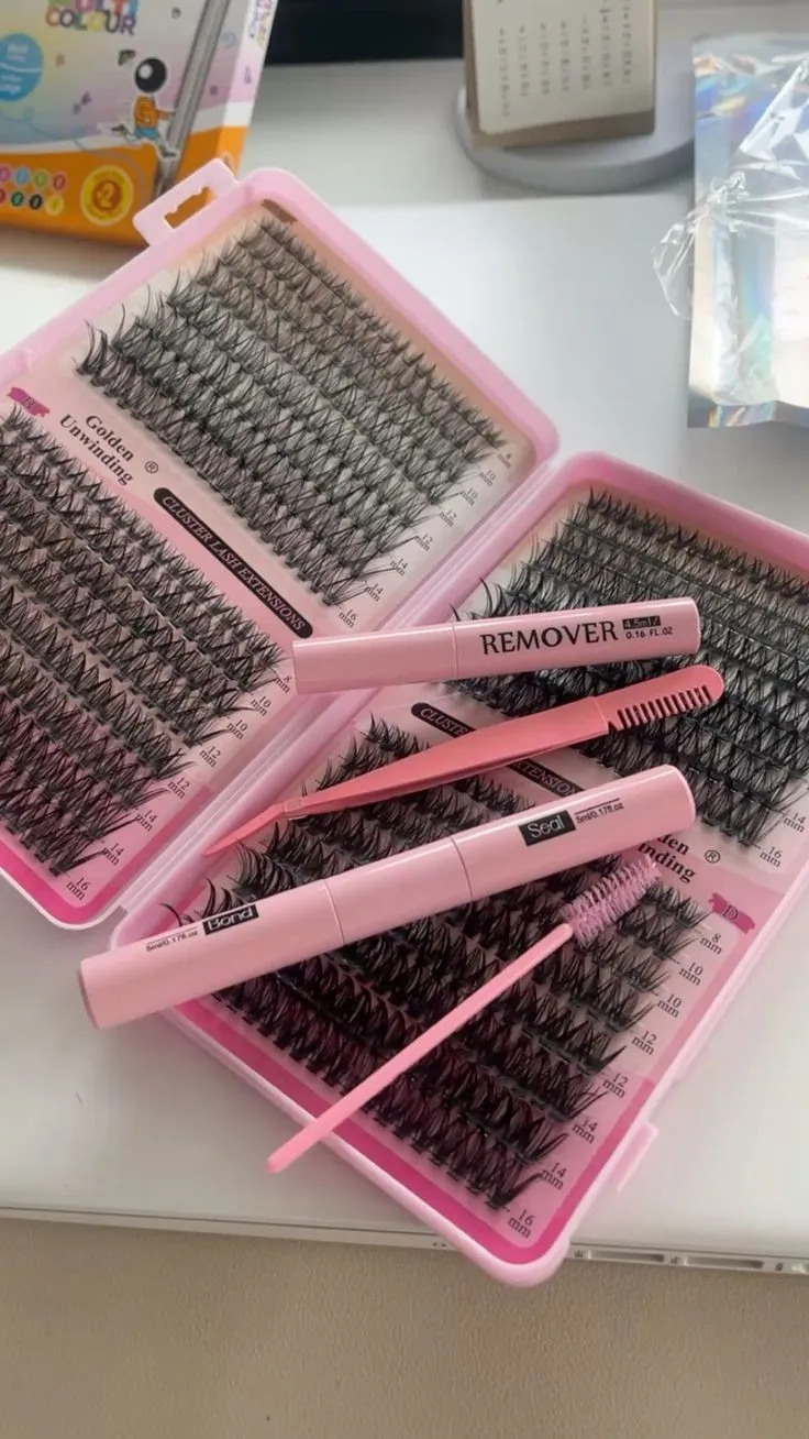 Faux cils individuels et pince applicateur 3