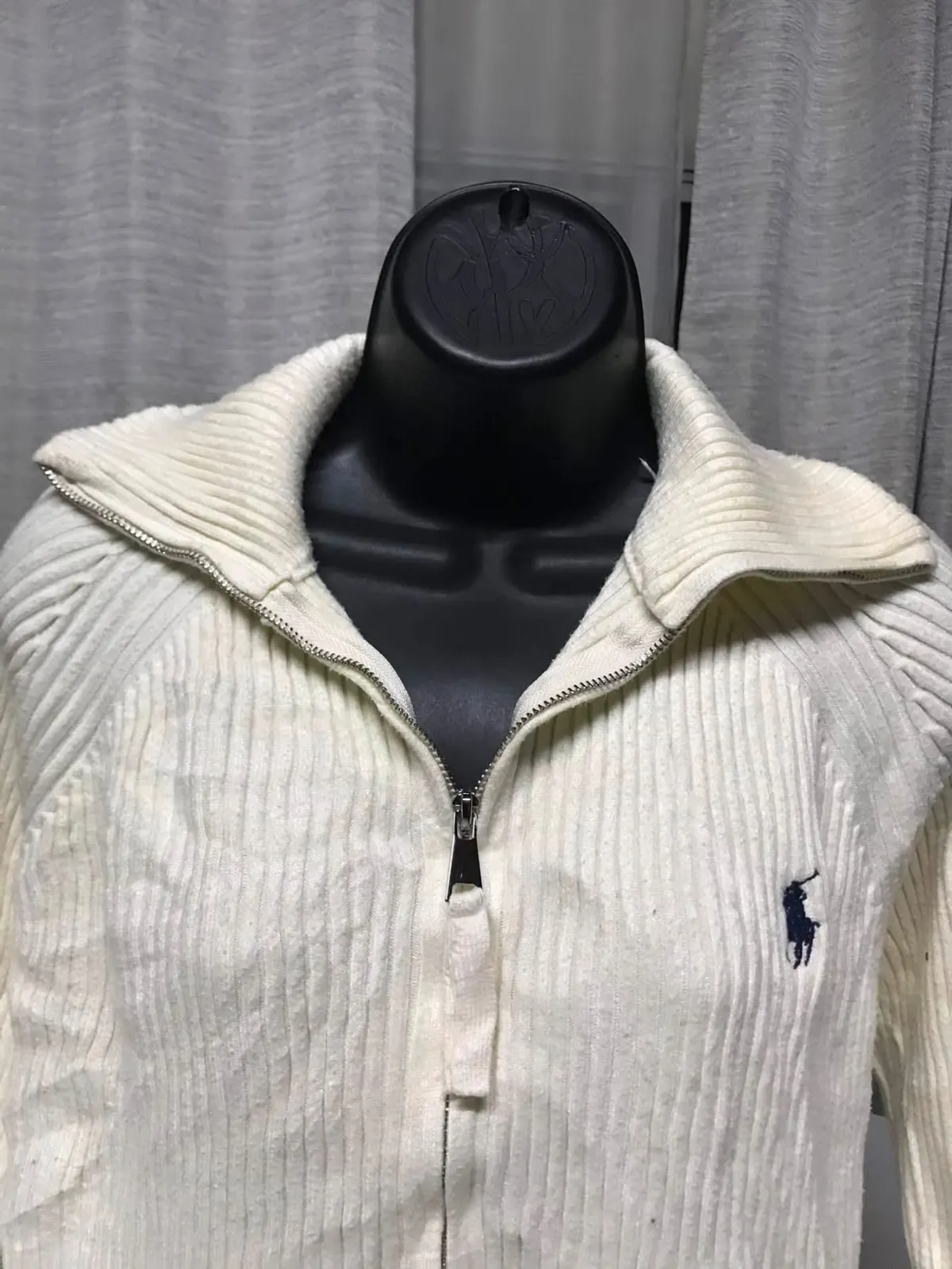 Chemise Ralph Lauren beige côtelée 2