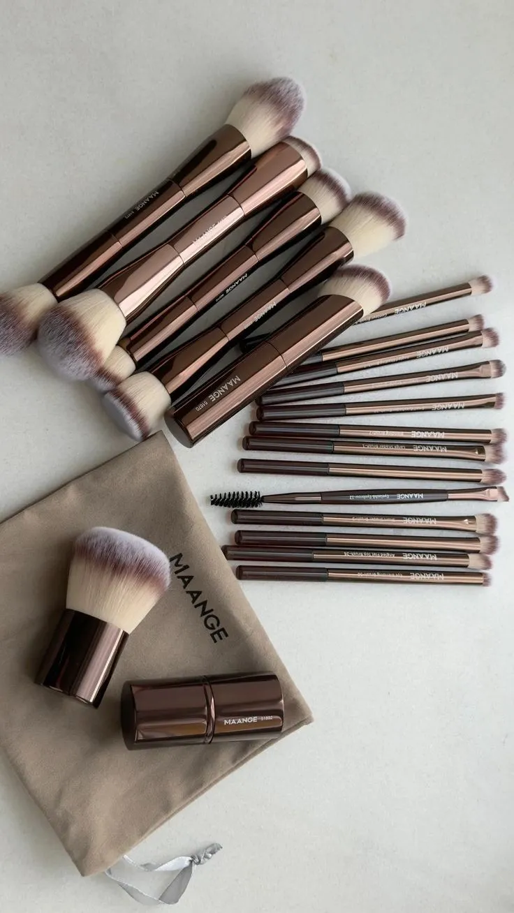 Coffret 15 pinceaux maquillage Makeup pro brosses