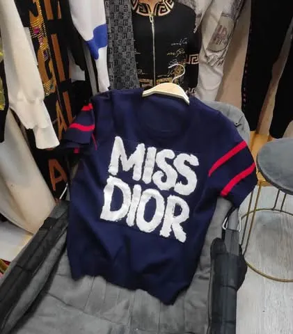 Sweatshirt Dior Miss Dior bleu marine
