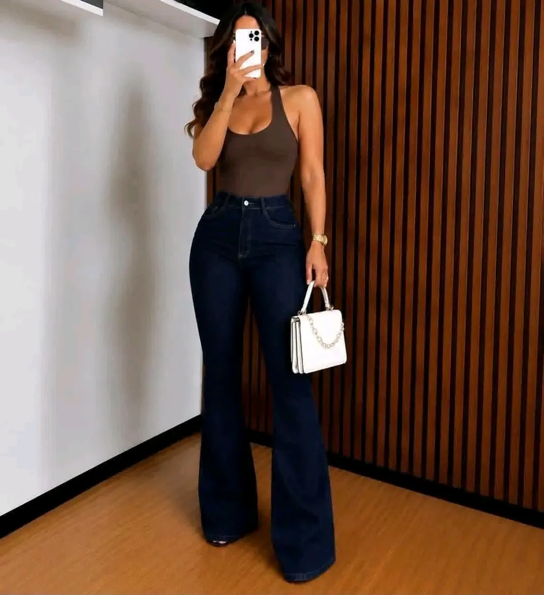 Body marron chocolat sans manches 2