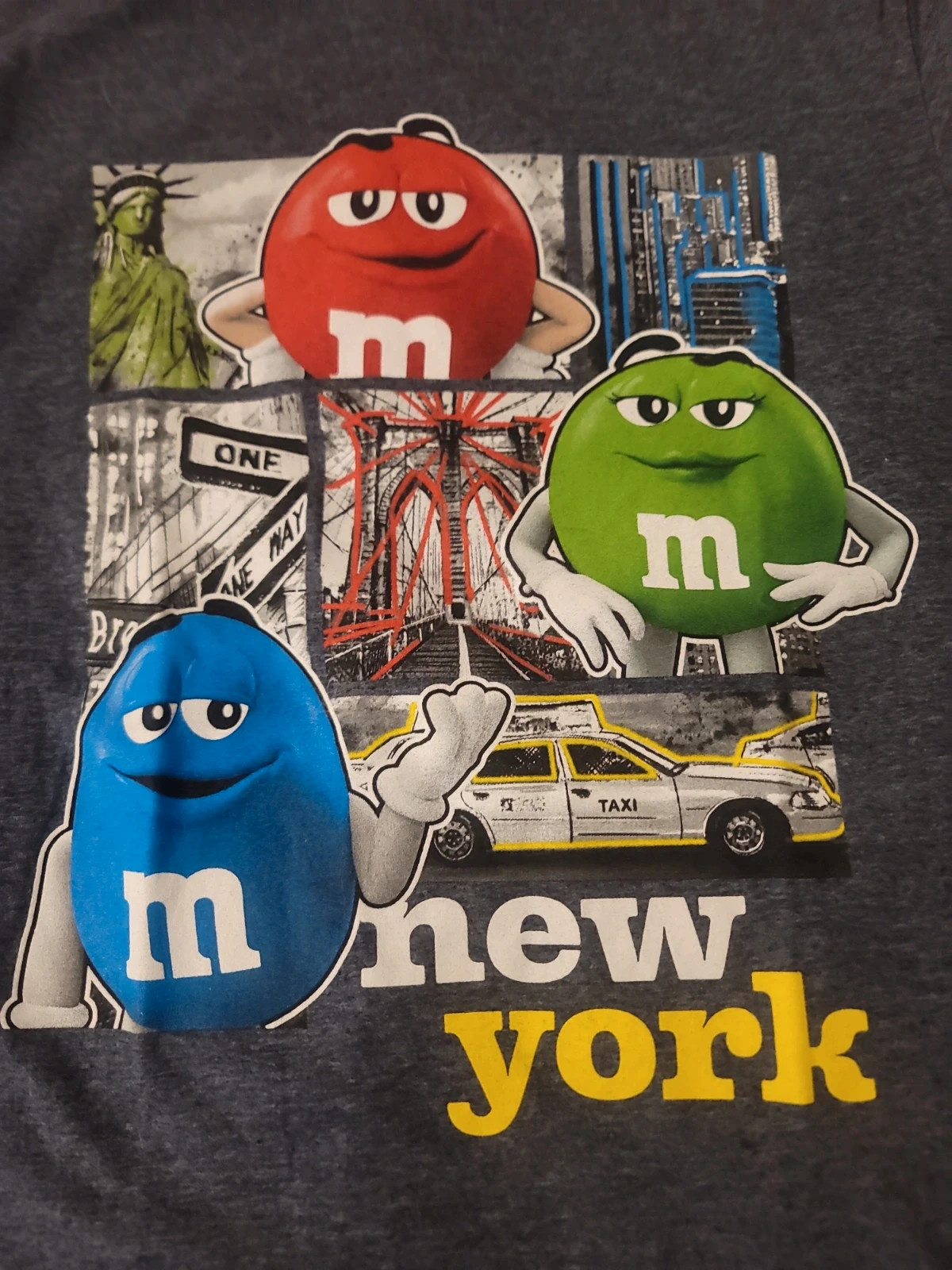 T-shirt M&M's New York bleu – M&M's – taille M 2