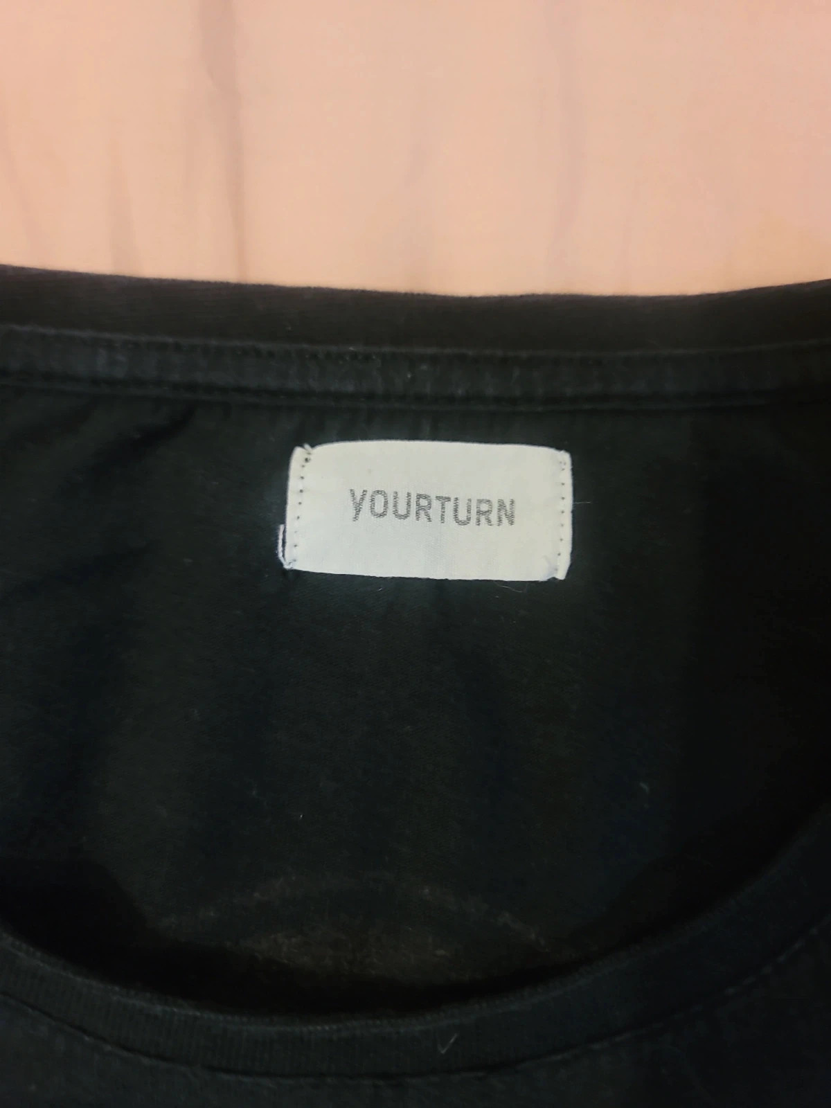 T-shirt Noir Graphique Style Japonais / Streetwear – YOURTURN – taille M 3