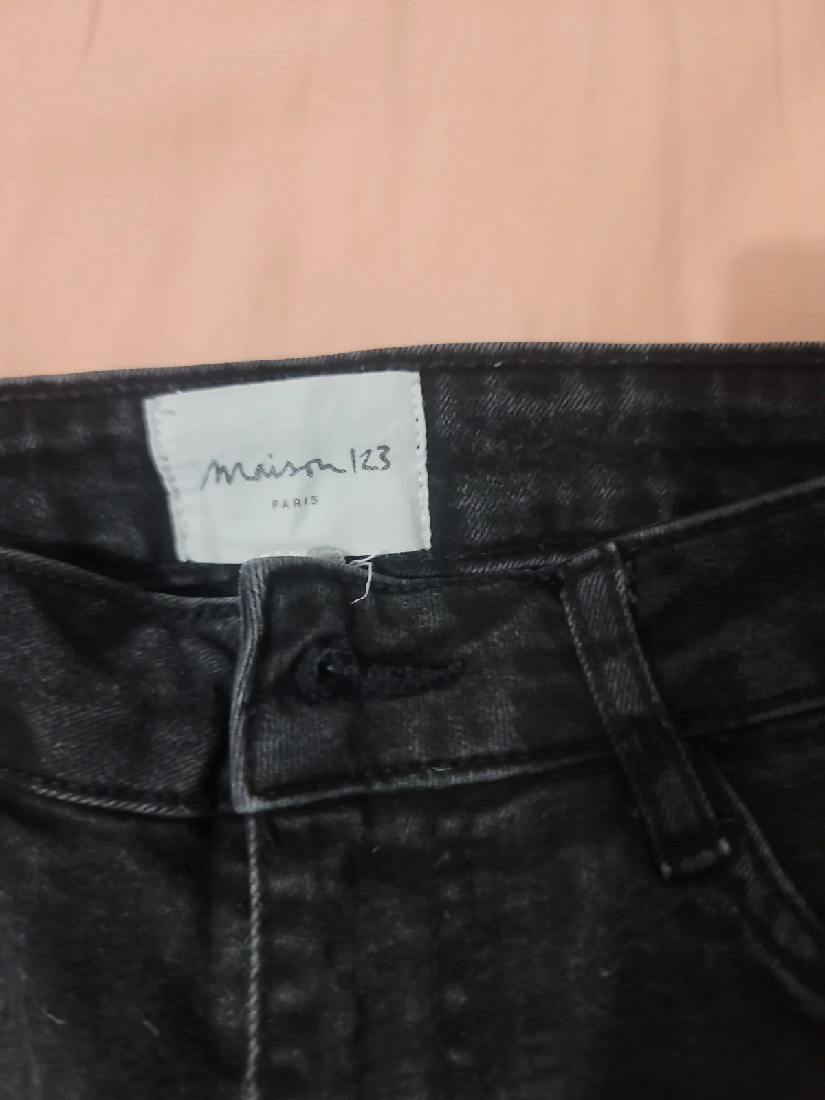 Jean slim noir taille haute - Style basique & intemporel – Maison 123 – taille XS / 34 / 6 2