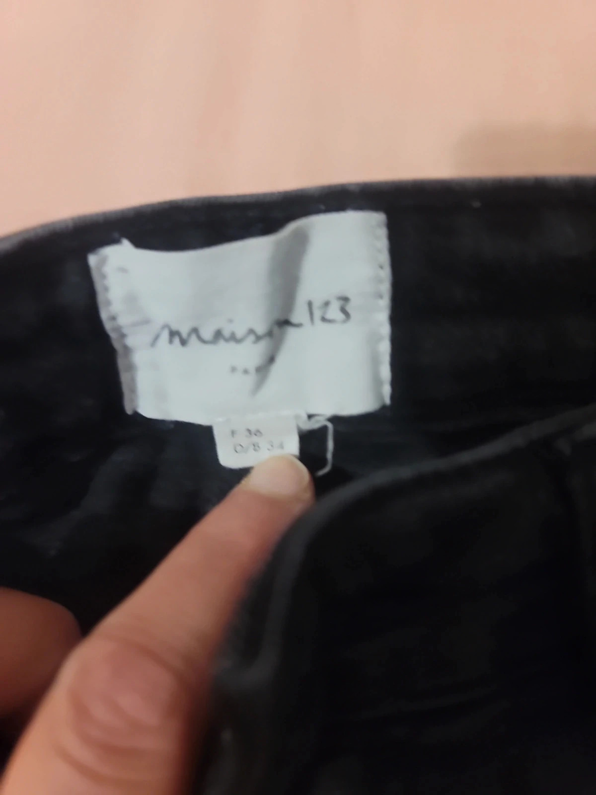 Jean slim noir taille haute - Style basique & intemporel – Maison 123 – taille XS / 34 / 6 3