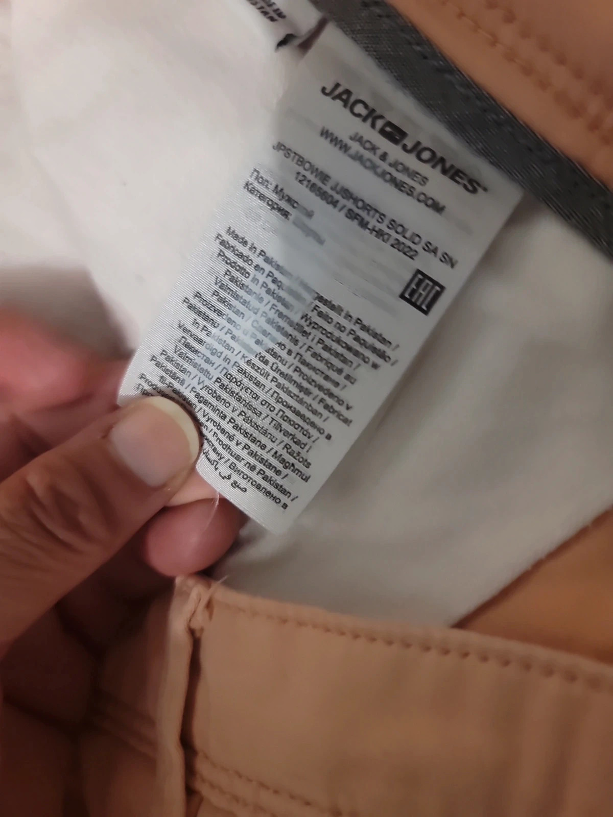 Short Chino Jack & Jones Peche / Saumon – Été & Style Casual – Jack & Jones – taille S 4