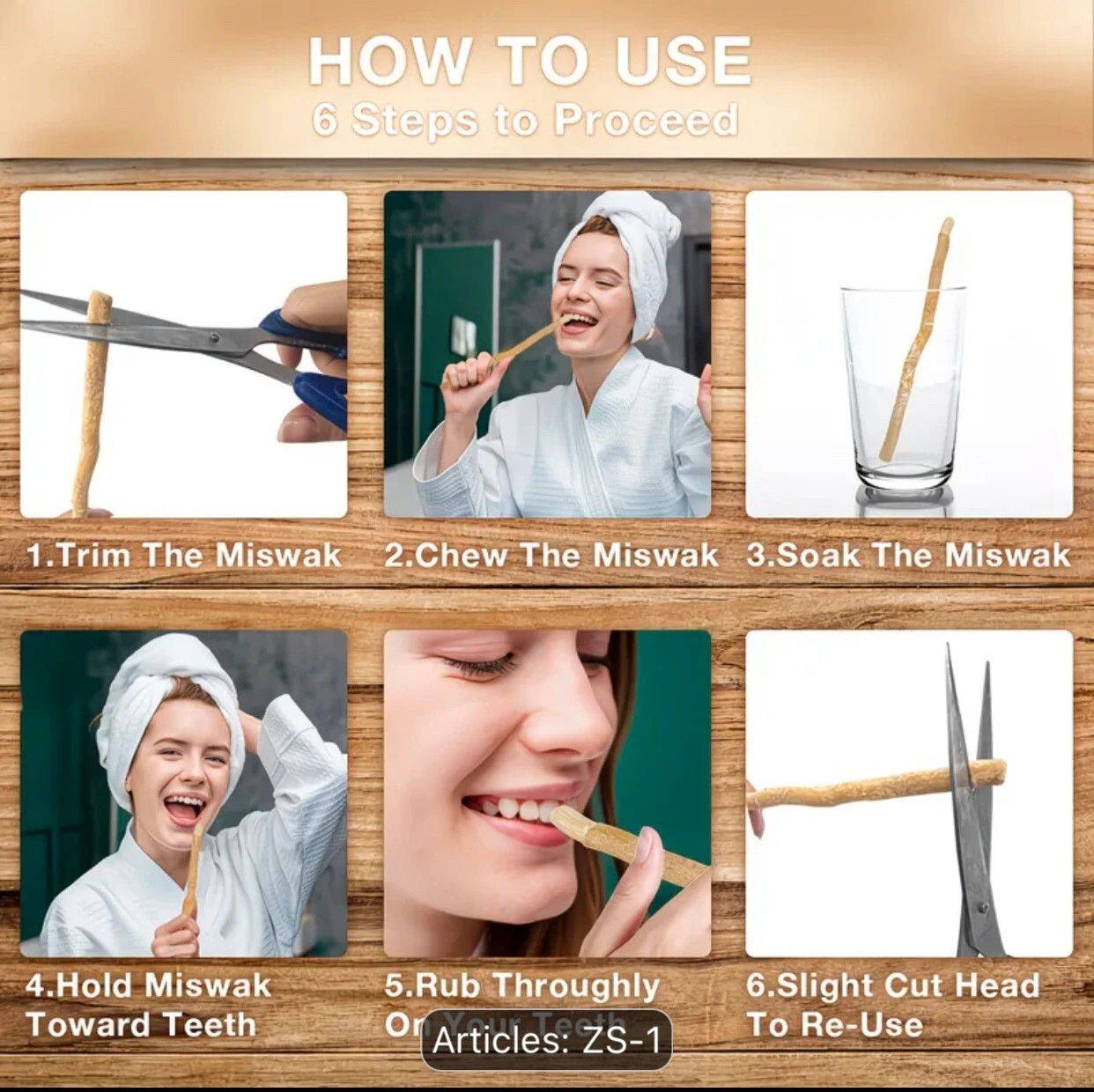Kit 3 Bâtonnets de Siwak / Miswak Naturels Premium (Menthe, Girofle, Naturel) – siwak 2