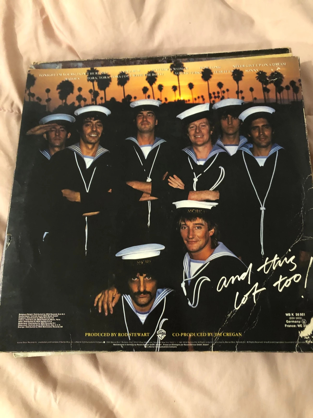 Disque Vinyle 33T Rod Stewart – Tonight I'm Yours (1981) Vintage 4
