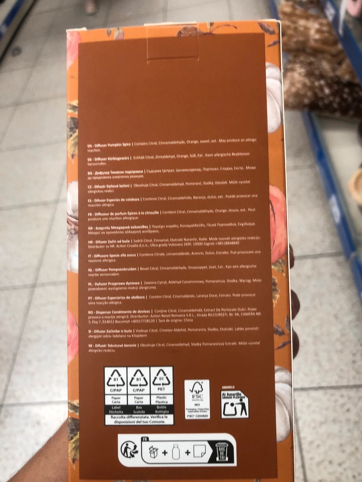 Diffuseur de parfum Pumpkin Spice – 100 ml – Action 4