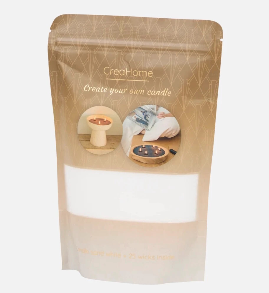 Lots de 2 sachets de sable à bougie blanc + 25 mèches – Création DIY – Action 2
