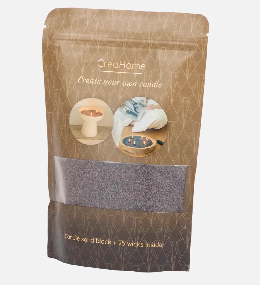 Lots de 2 sachets de sable à bougie blanc + 25 mèches – Création DIY – Action 3