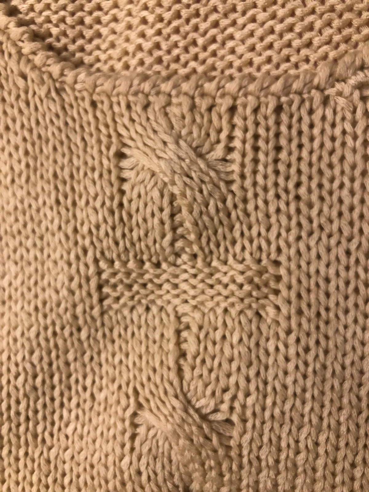Débardeur / Pull Sans Manches en Maille Torsadée Beige – Taille S – ZhengXing – taille S / 36 / 8 4