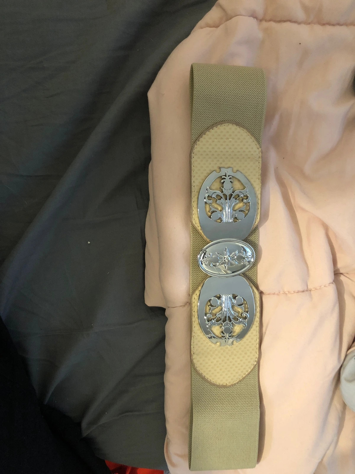 Ceinture large élastique neuve avec boucle dorée – La Redoute – taille 75 cm 3