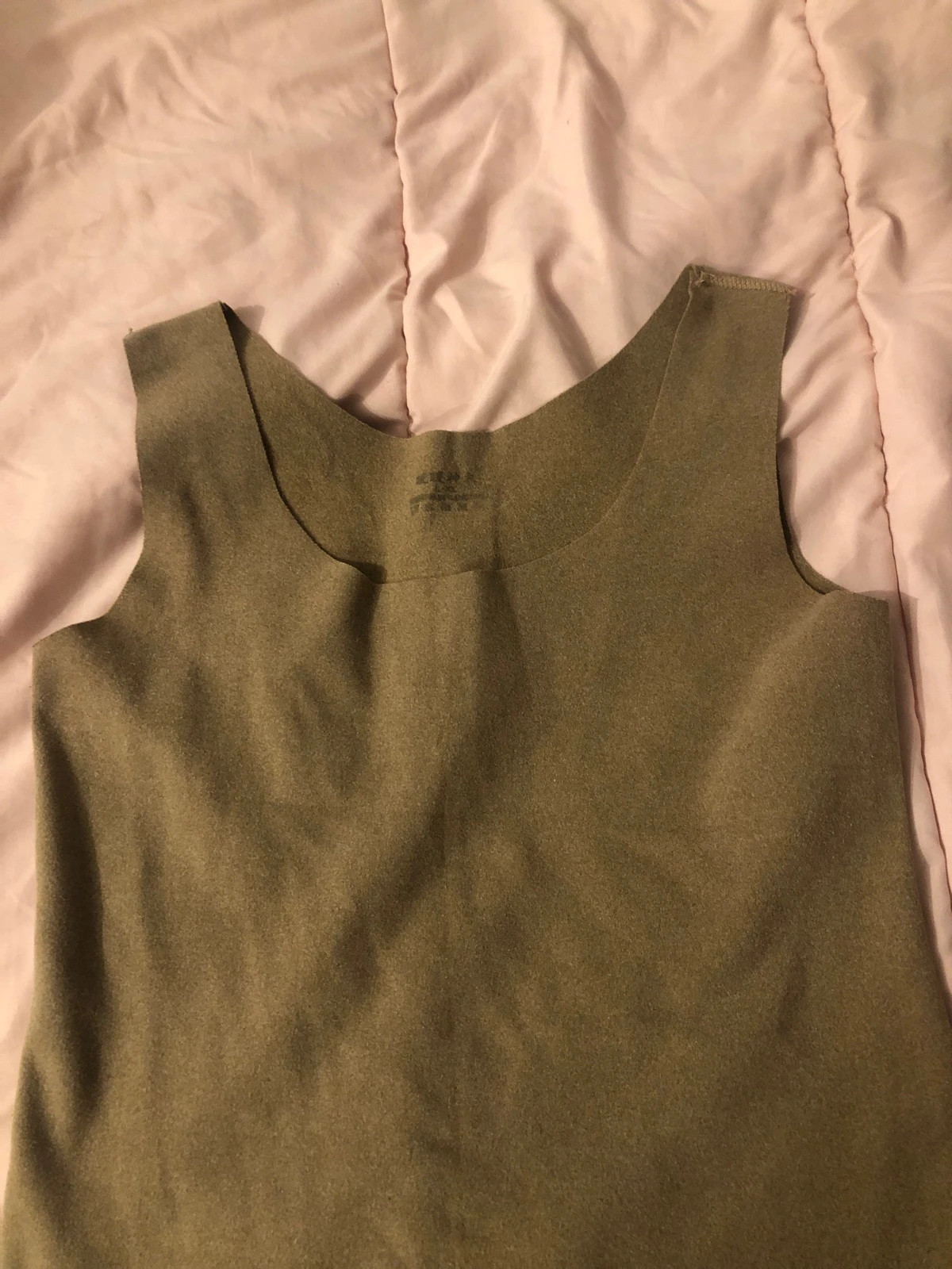 Débardeur thermique chaud / Haut seconde peau kaki – Taille L/XL – taille L / 40 / 12 4