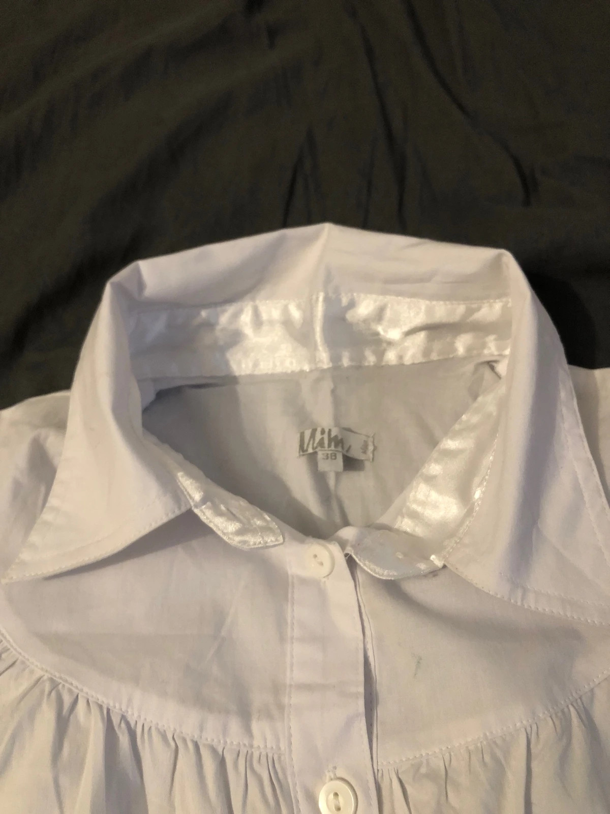 Robe chemise blanche sans manches, taille 38, très bon état – Mim – taille M / 38 / 10 3