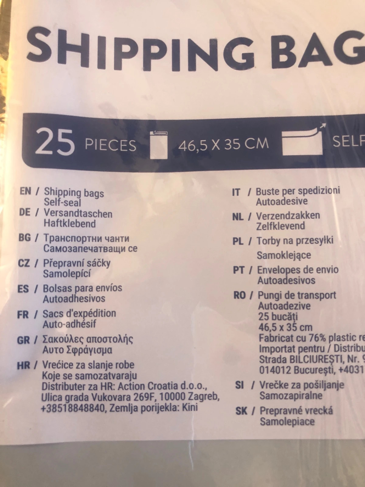 Lot de 25 sachets d’expédition grands formats 46,5x35 cm - Office Essentials – OFFICE 4