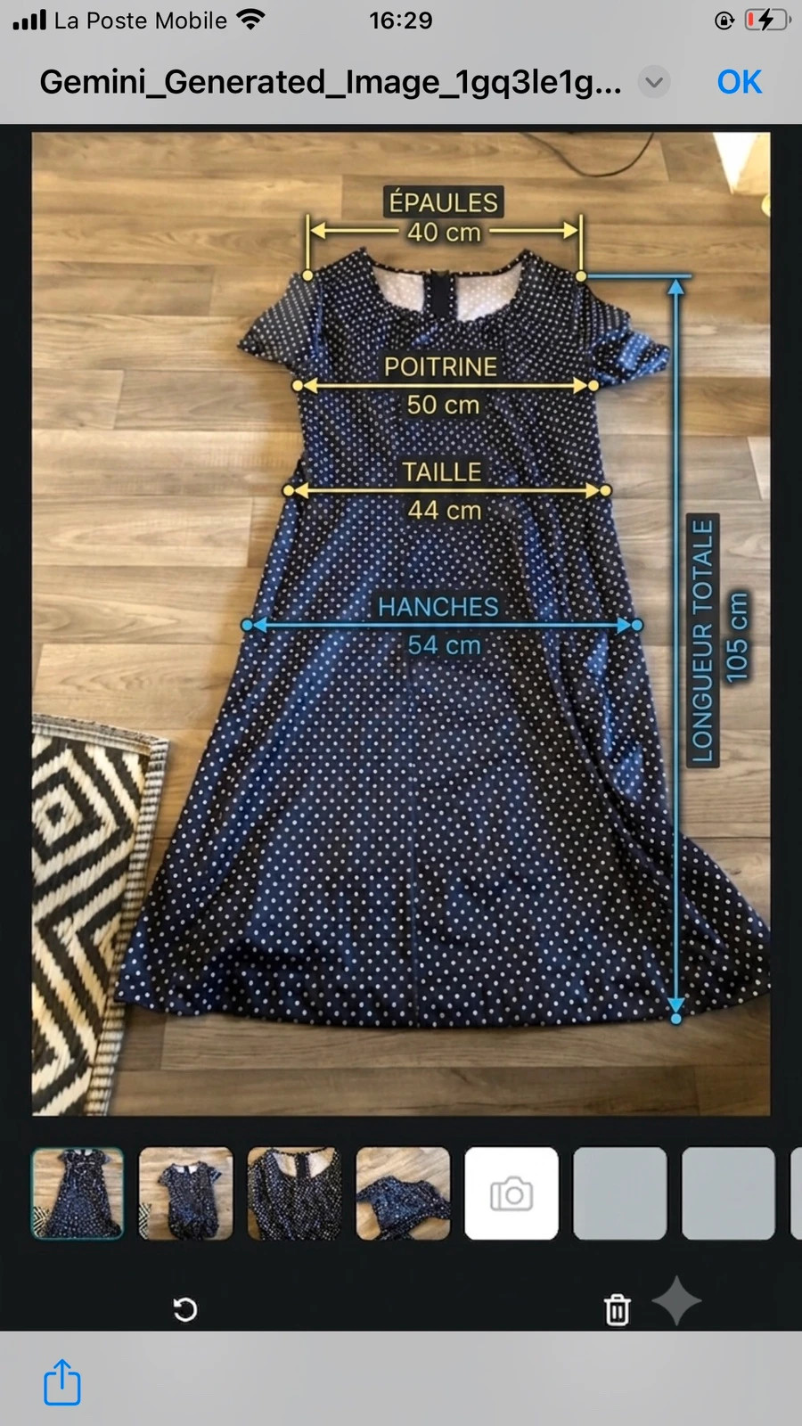 Lot de 13 Robes & Vêtements Vintage Années 70/80 - Imprimé – Diverse – taille XL / 42 / 14 4