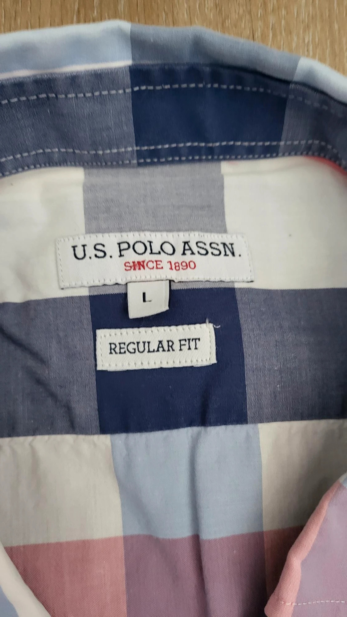 chemise à carreaux USPA – U.S. Polo Assn. – taille L 2