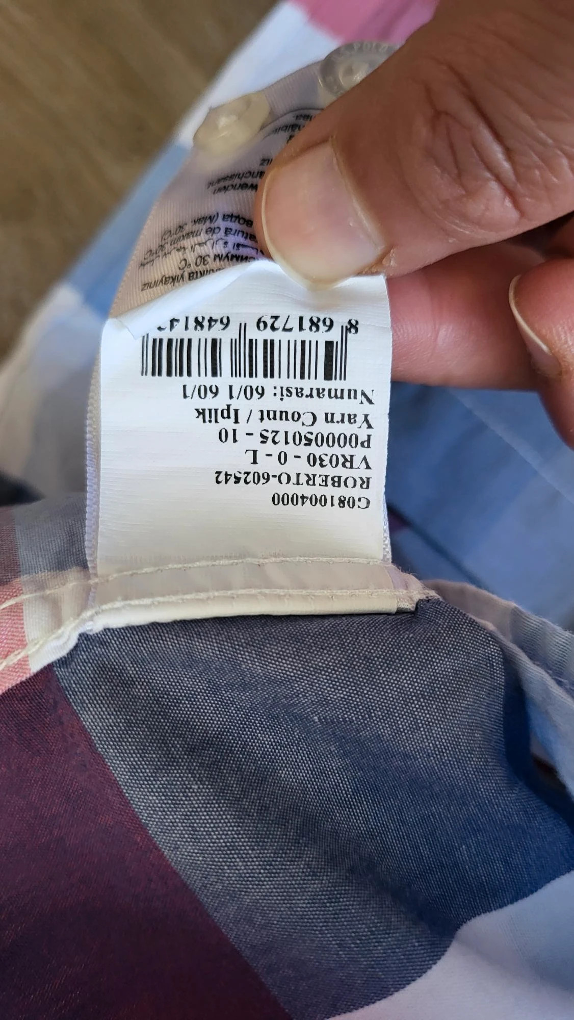 chemise à carreaux USPA – U.S. Polo Assn. – taille L 5