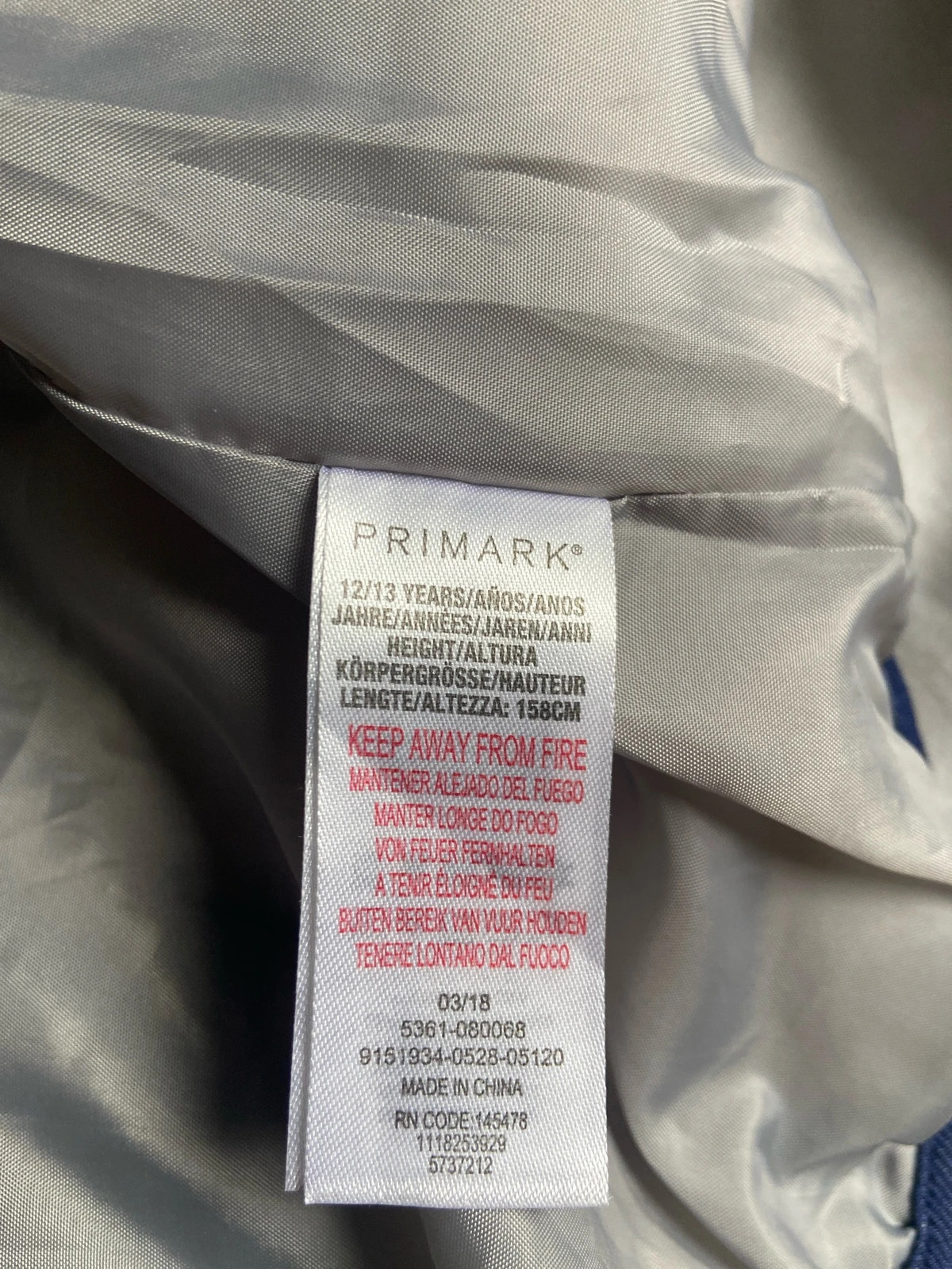 Doudoune – Primark – taille 12 ans / 152 cm 3