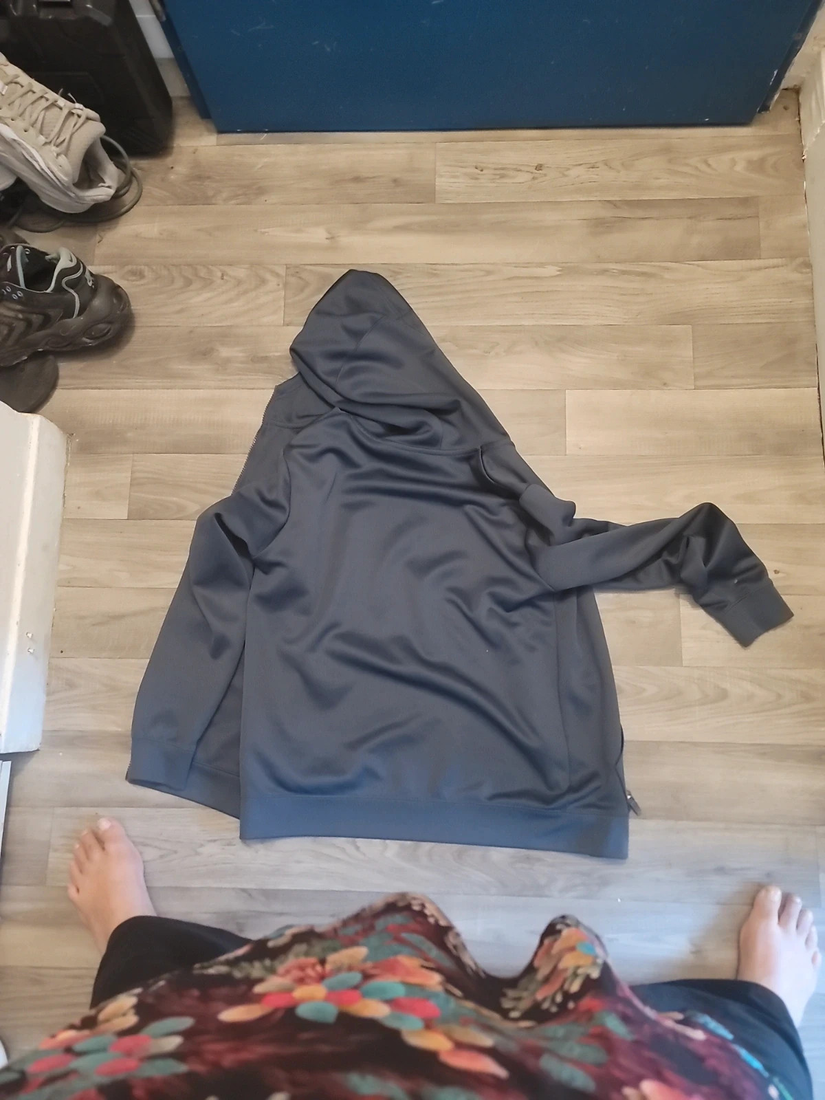 Veste Nike zippée à capuche bleu marine – Taille xl – Très bon état – Nike – taille XL 5