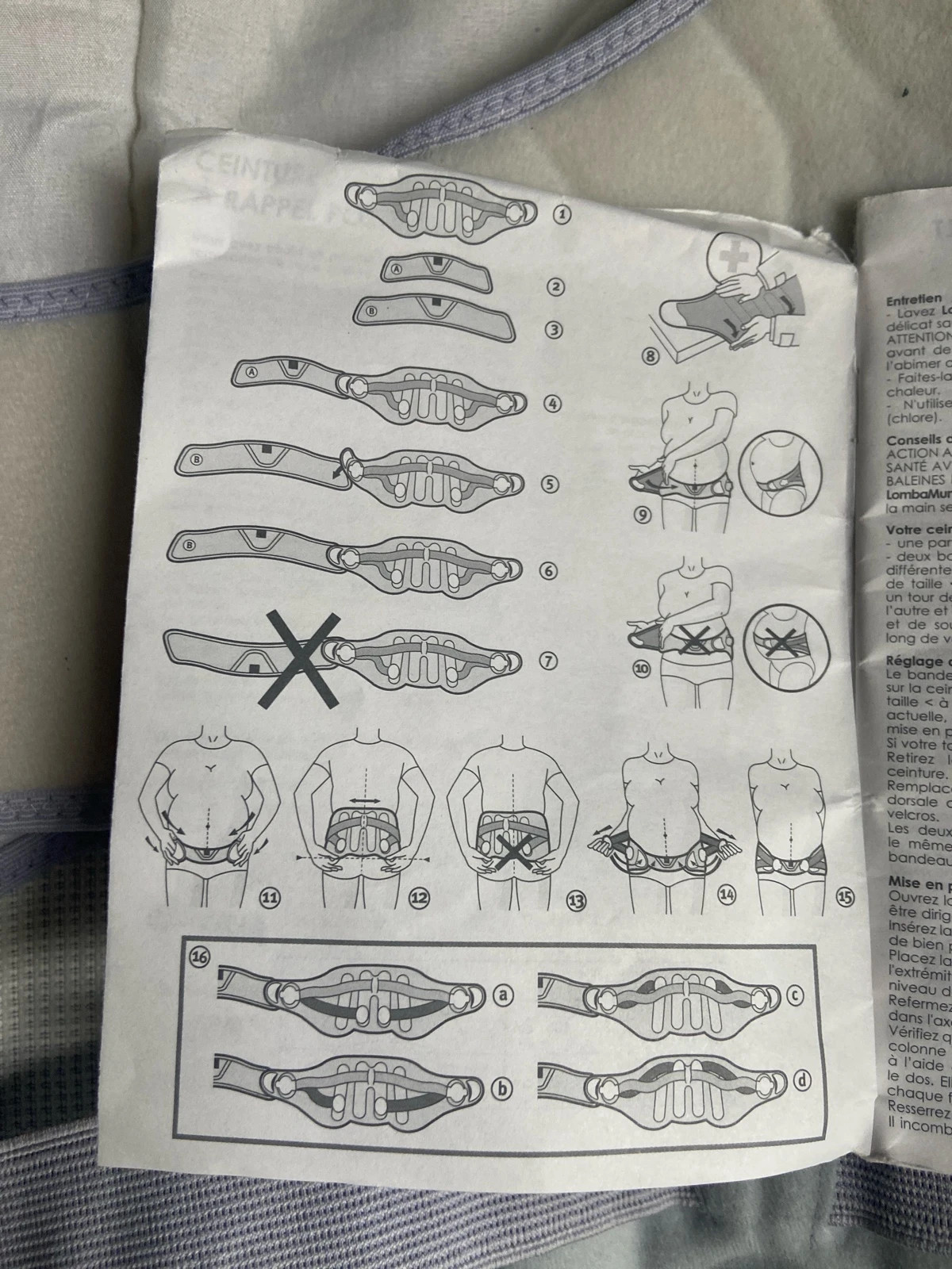 Ceinture médicale de maternité – LombaMum – taille Taille unique 2