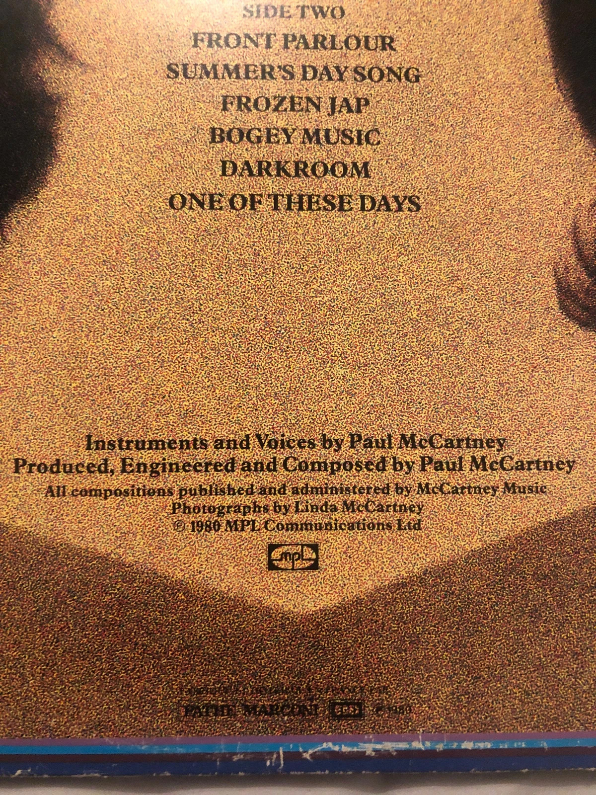 Vinyle Paul McCartney – McCartney II (Album Original 1980) LP 33 Tours 5