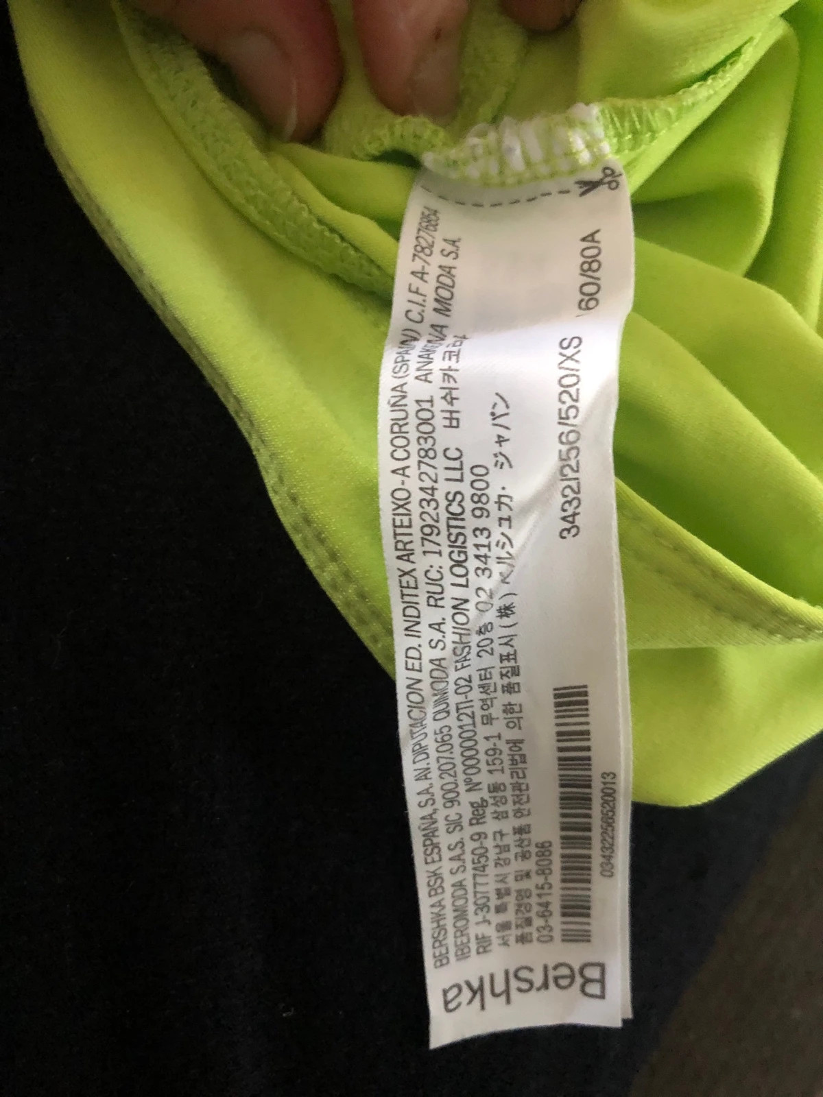 Body Bershka – Bershka – taille XS / 34 / 6 5