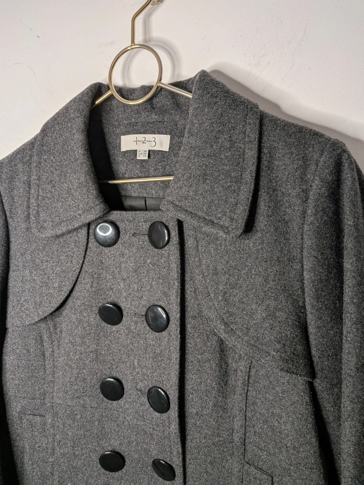 Caban gris – 123 – taille M / 38 / 10 2