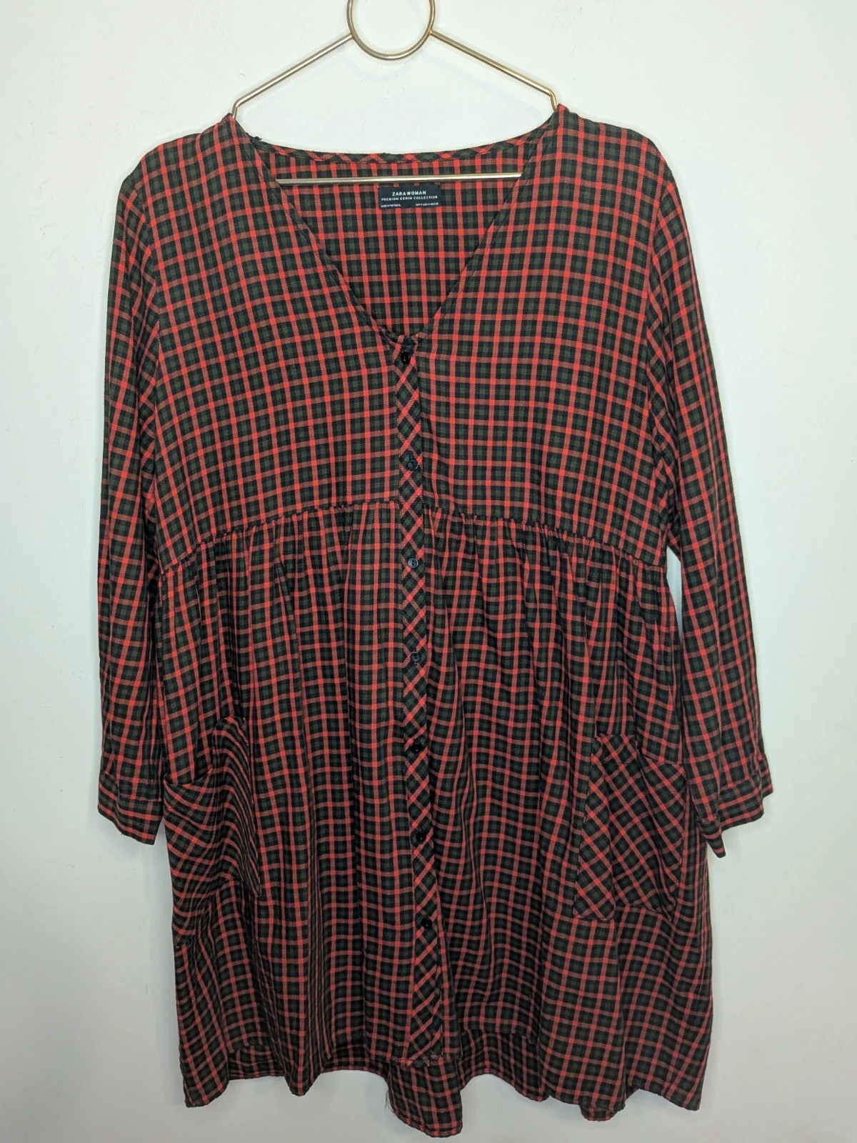 Robe à carreaux