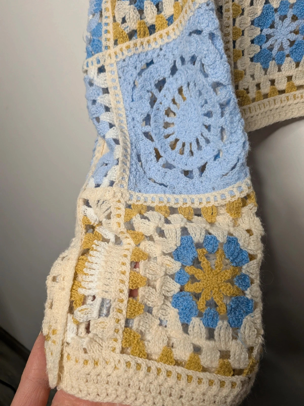 Pull "Granny Square" – Inconnu – taille M / 38 / 10 4