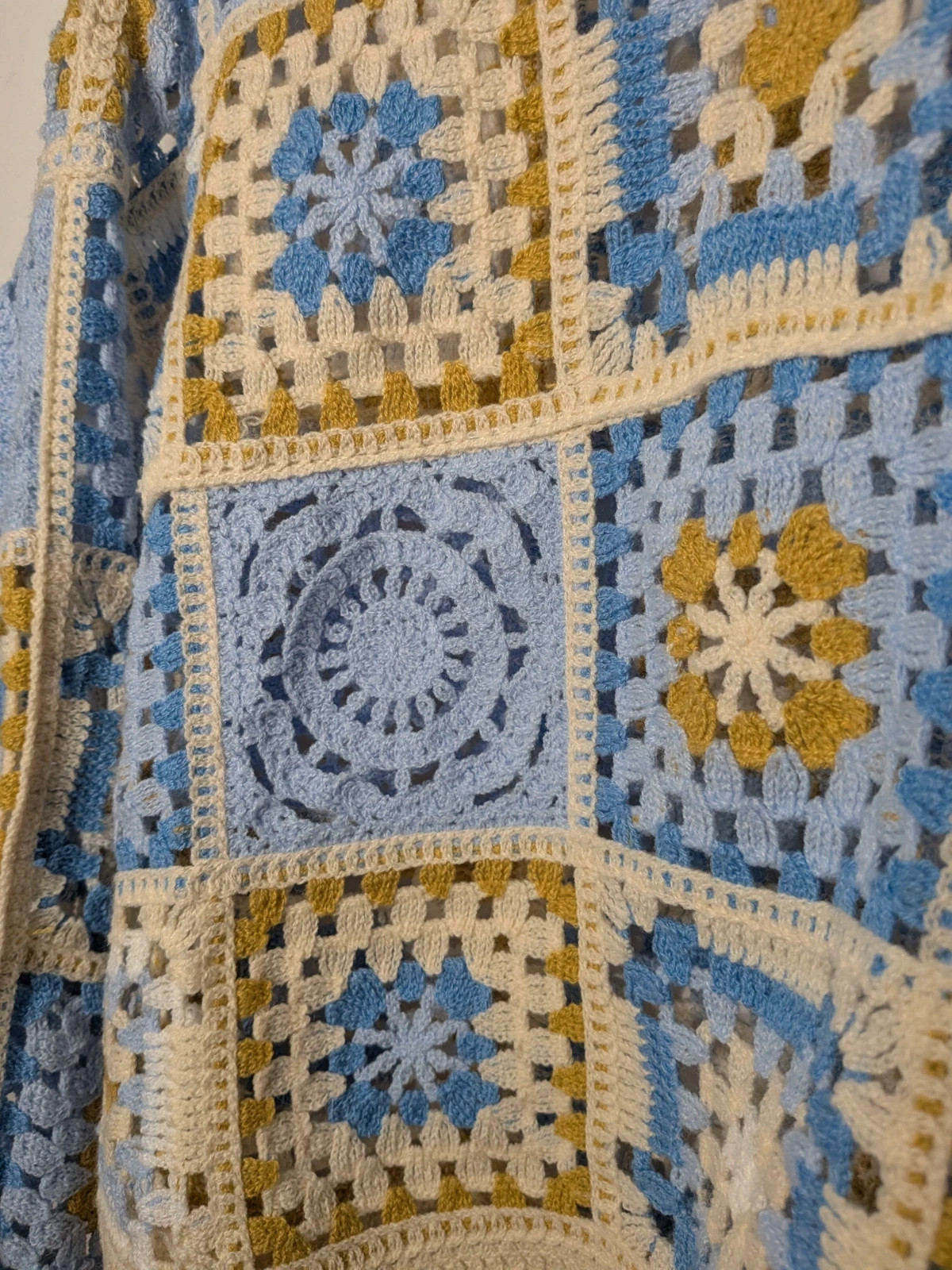 Pull "Granny Square" – Inconnu – taille M / 38 / 10 3