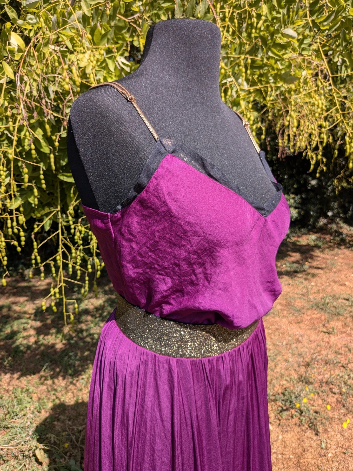 Ensemble Purple Skirt et Camisole assorti – Beliza – taille M / 38 / 10 4