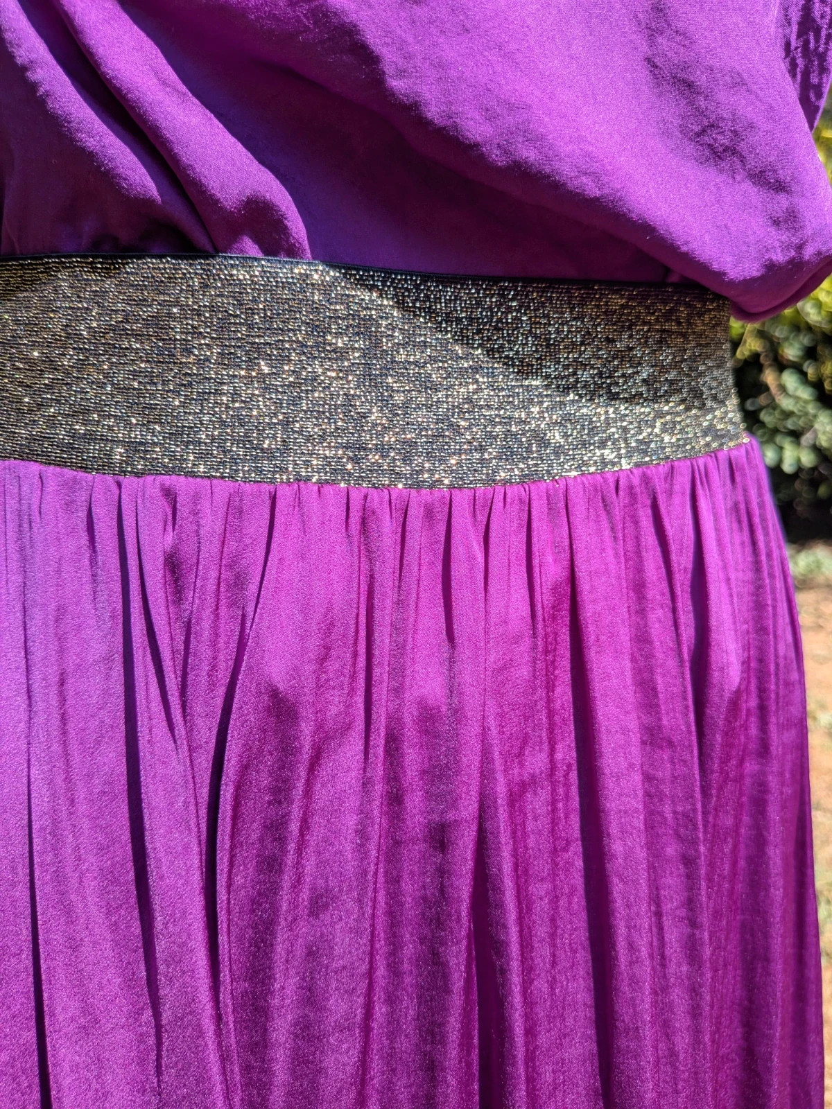 Ensemble Purple Skirt et Camisole assorti – Beliza – taille M / 38 / 10 3