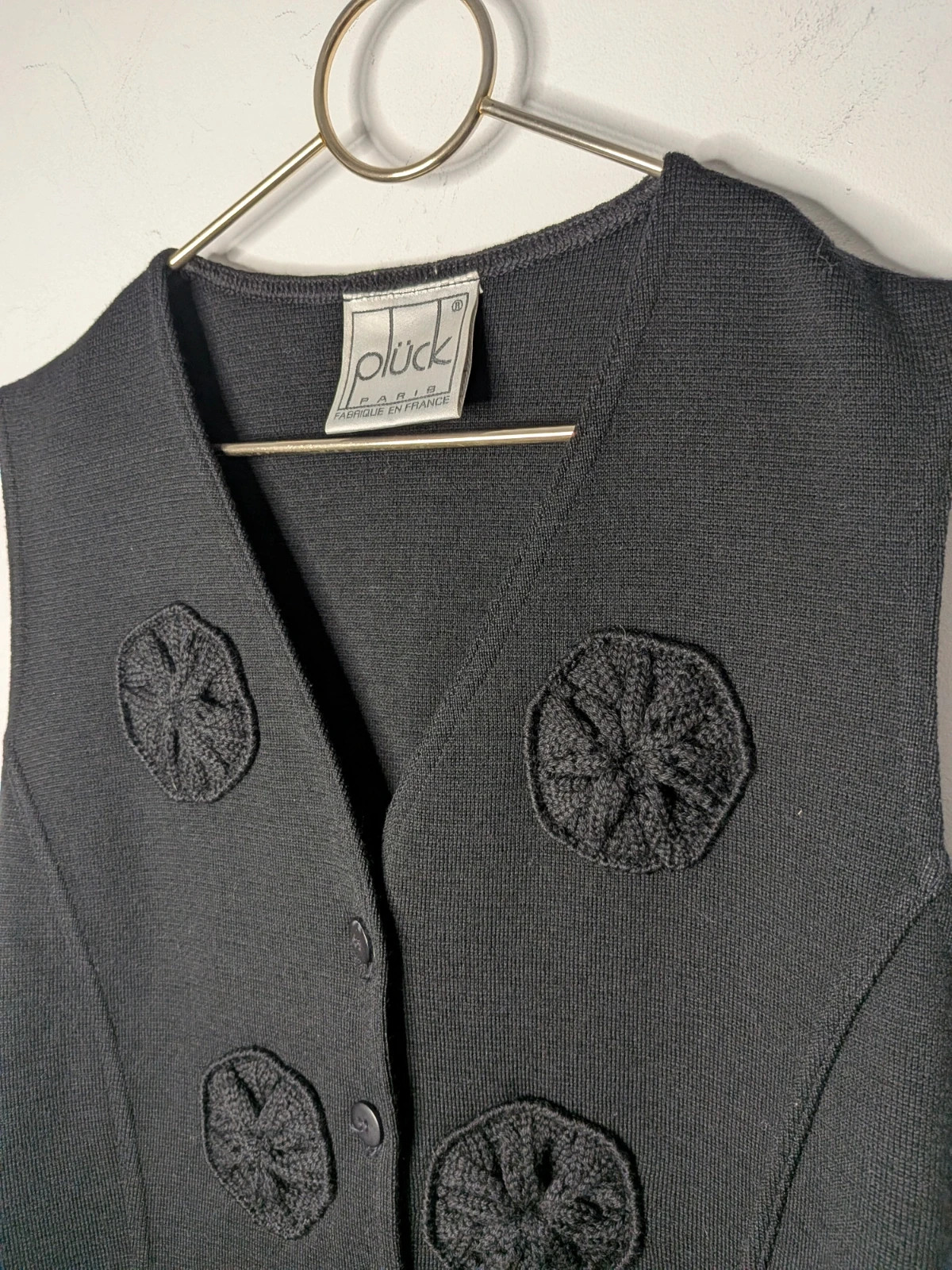 Gilet Vintage – PLÜCK – taille M / 38 / 10 2