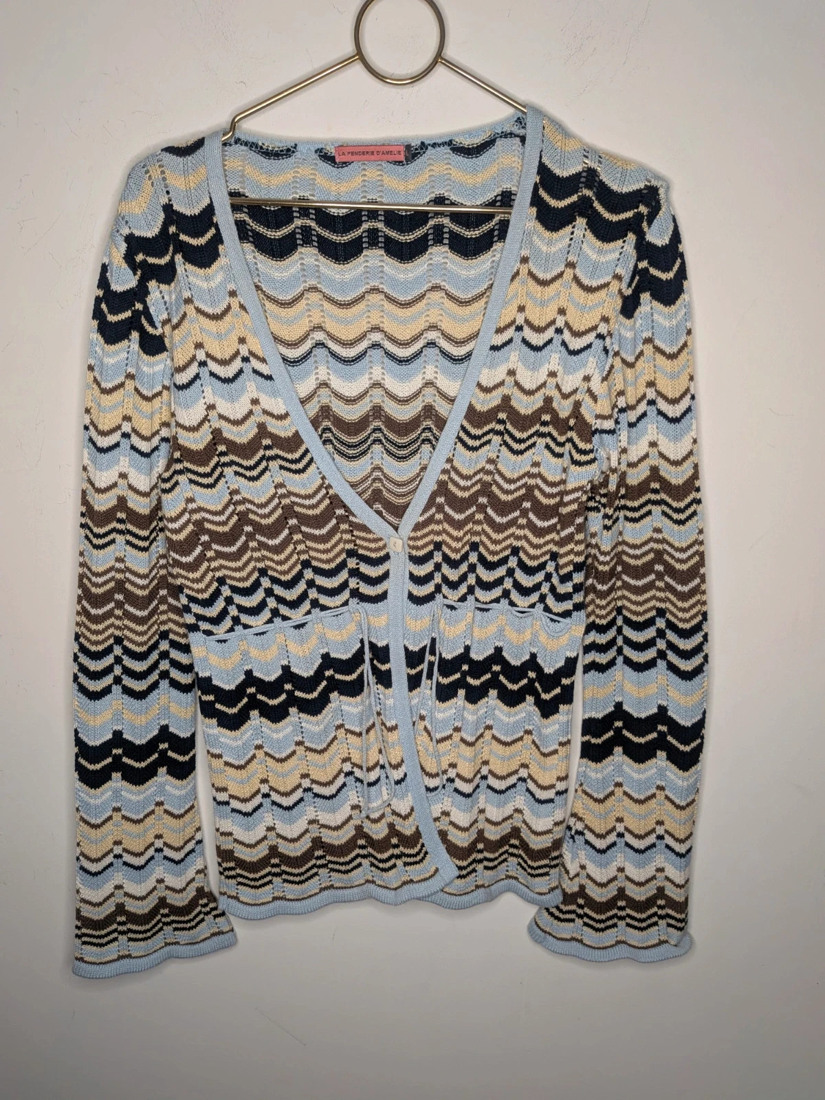 Cardigan ajouré – la penderie d'Amélie – taille L / 40 / 12