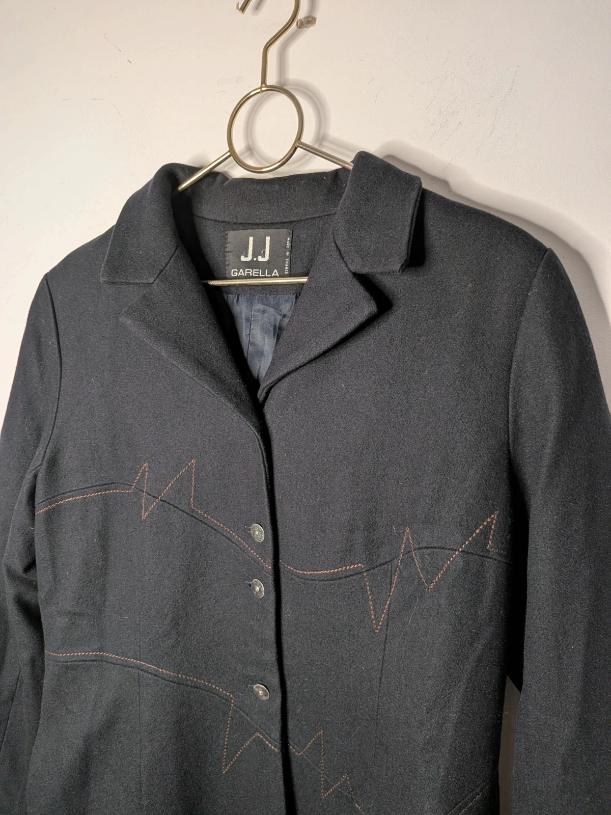 Manteau en Laine – J.J. Garella – taille S / 36 / 8 2