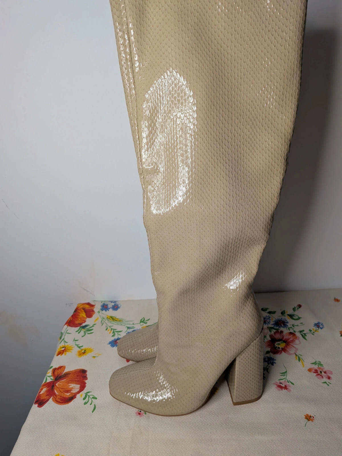 Bottes beige – M – taille 36