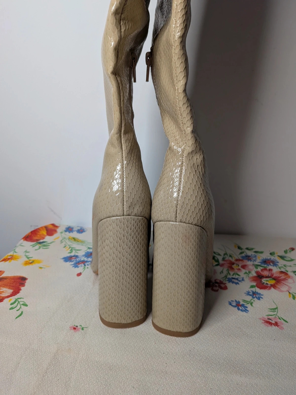 Bottes beige – M – taille 36 5