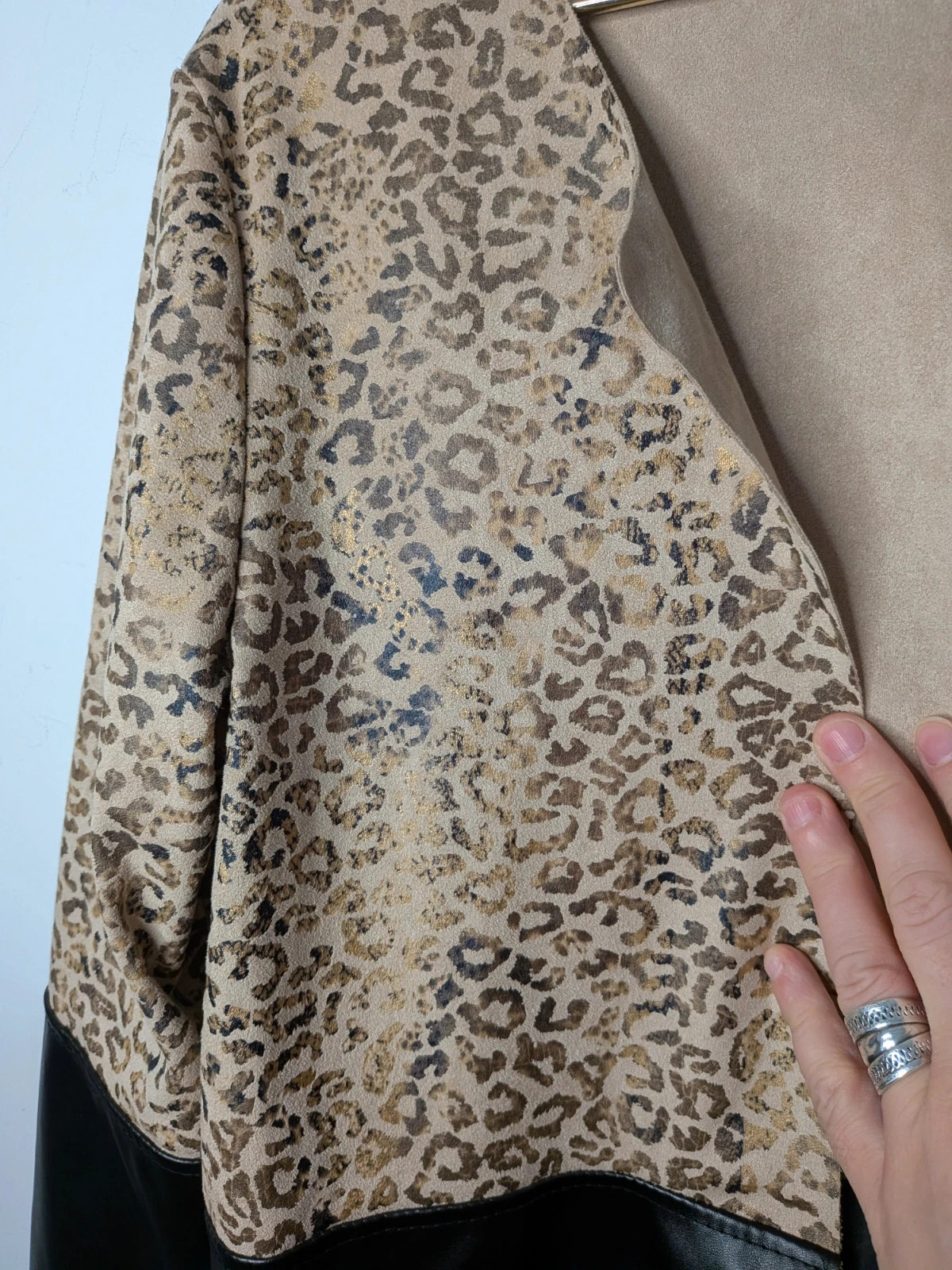 Veste Bi-matières – New Collection – taille S / 36 / 8 5