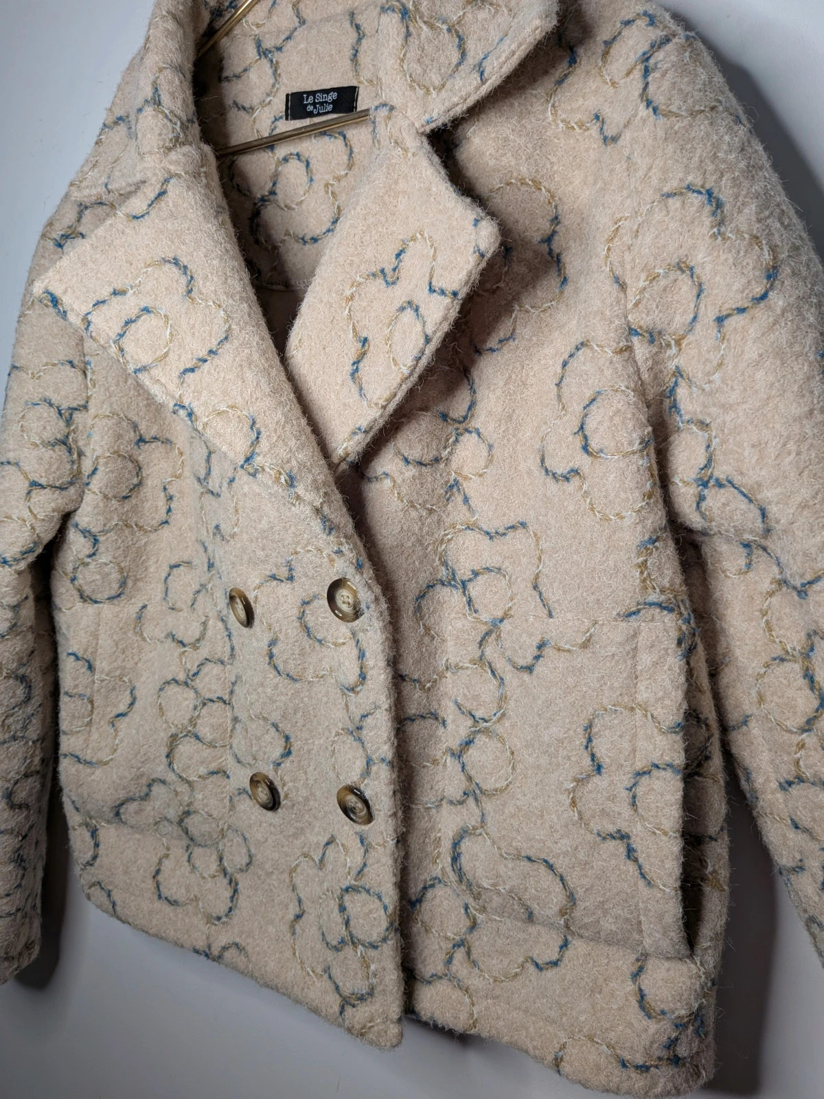 Veste Courte – Le singe de Julie – taille S / 36 / 8 5