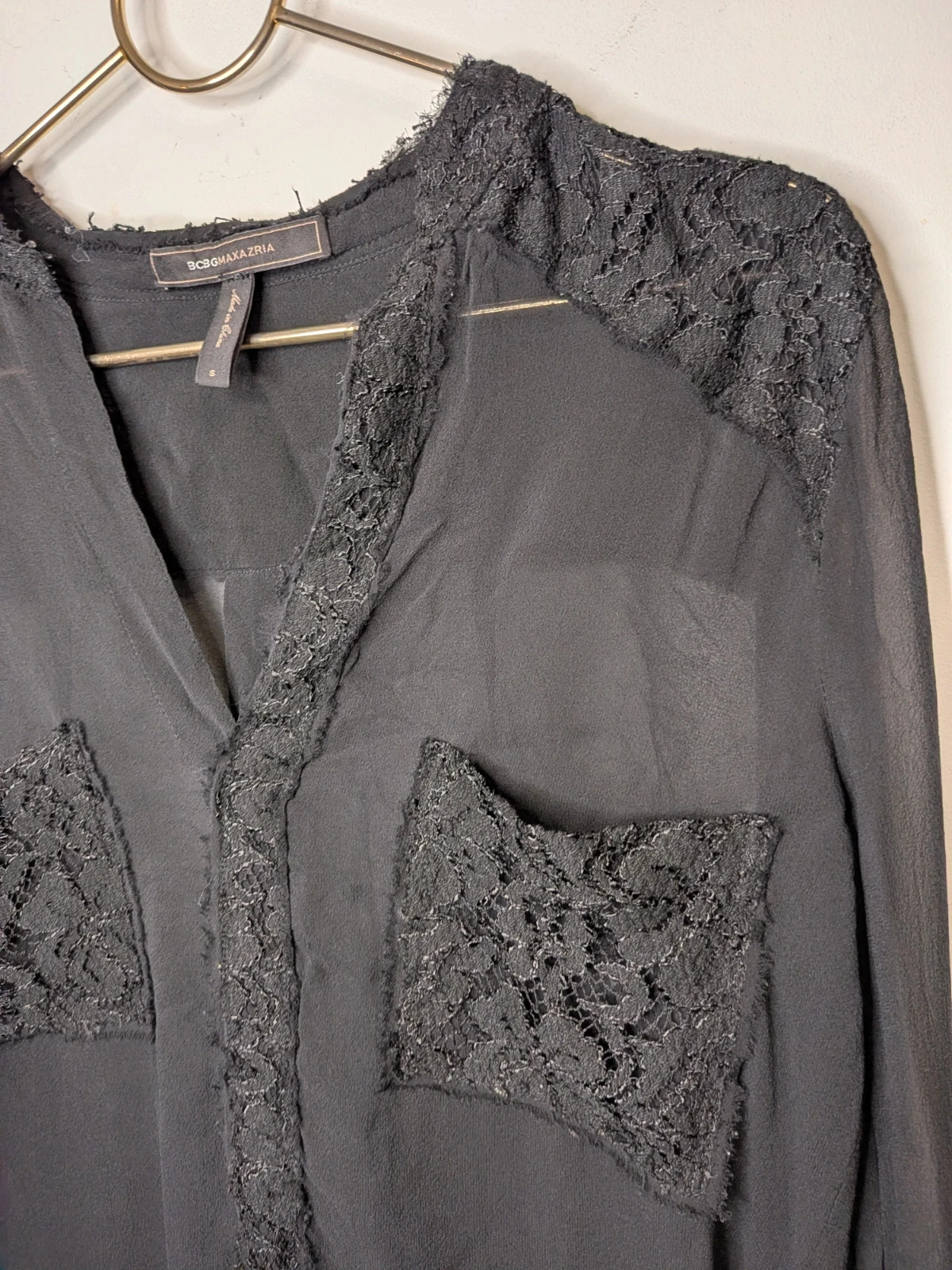 Chemise dentelles – BCBG – taille S / 36 / 8 2