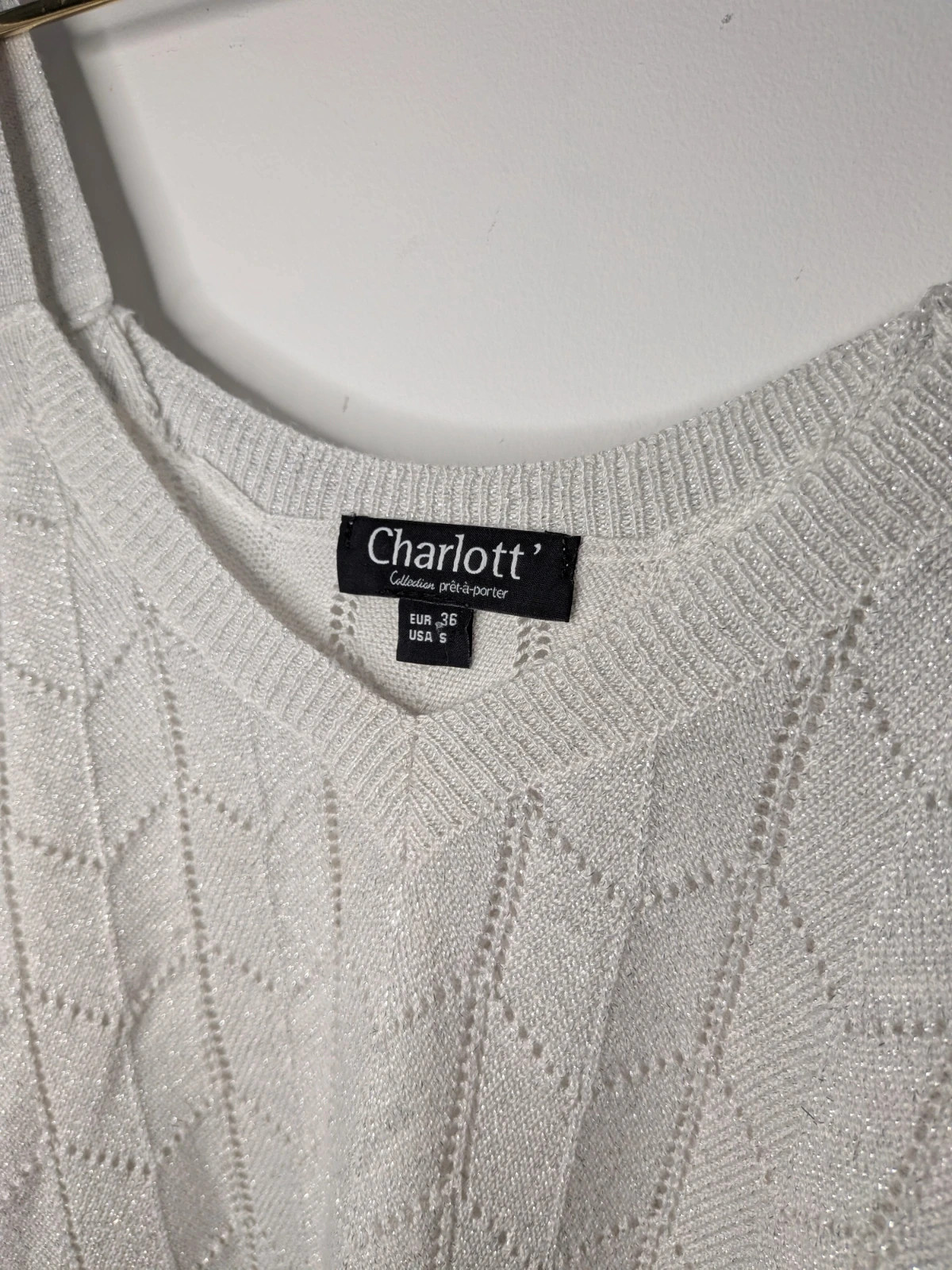 Débardeur brillant – Charlott' – taille S / 36 / 8 5