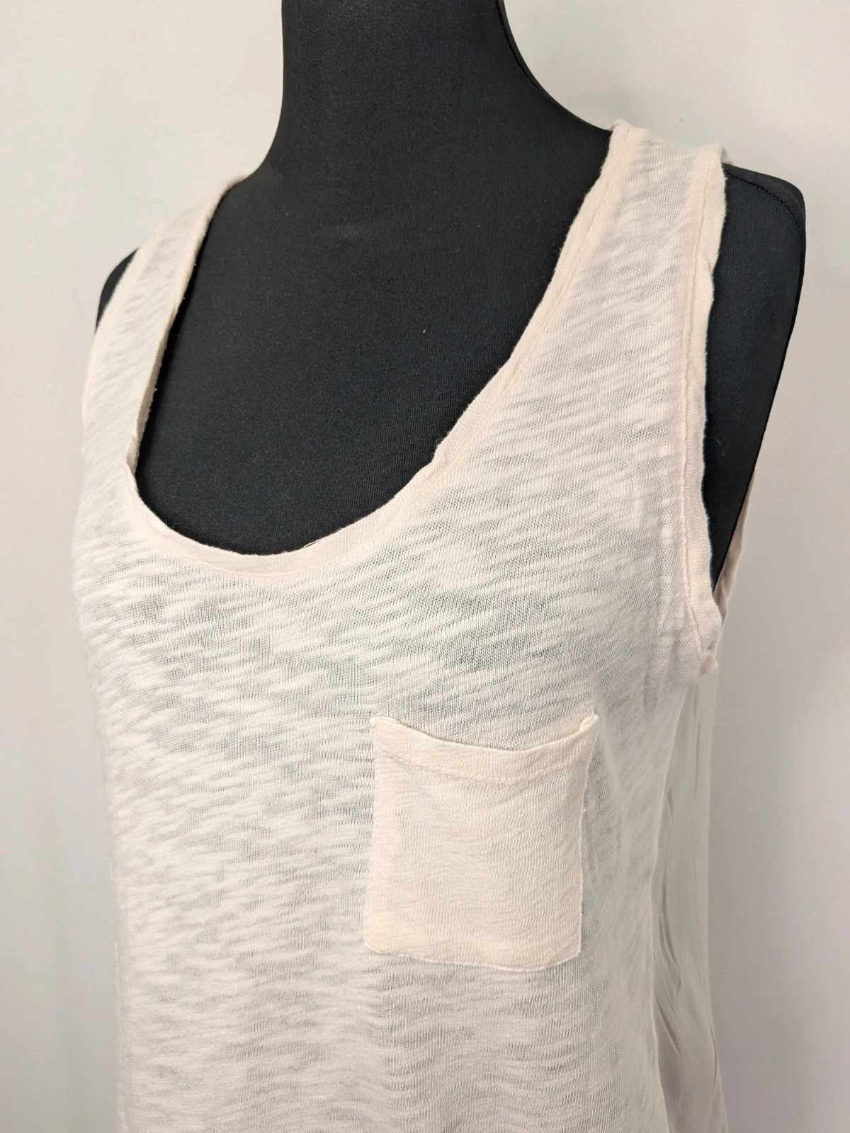Débardeur Bi-matières, transparent – American Vintage – taille S / 36 / 8 2