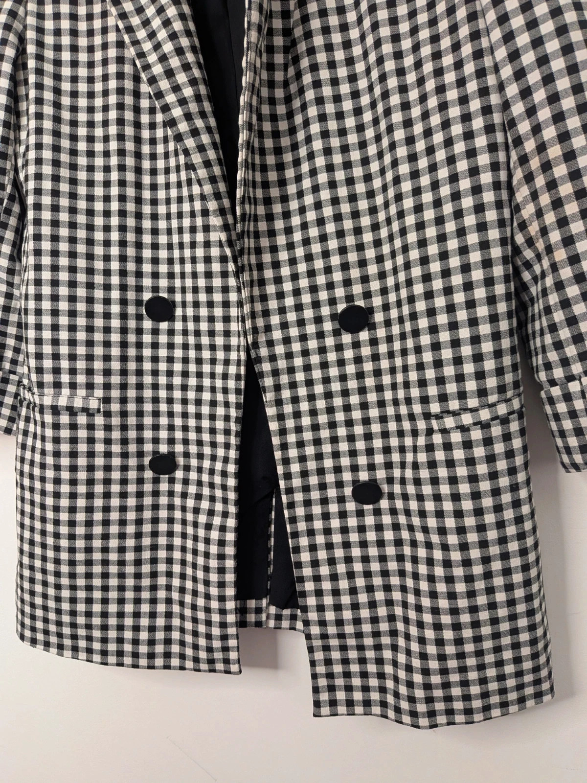 Blazer vichy – Bershka – taille S / 36 / 8 3