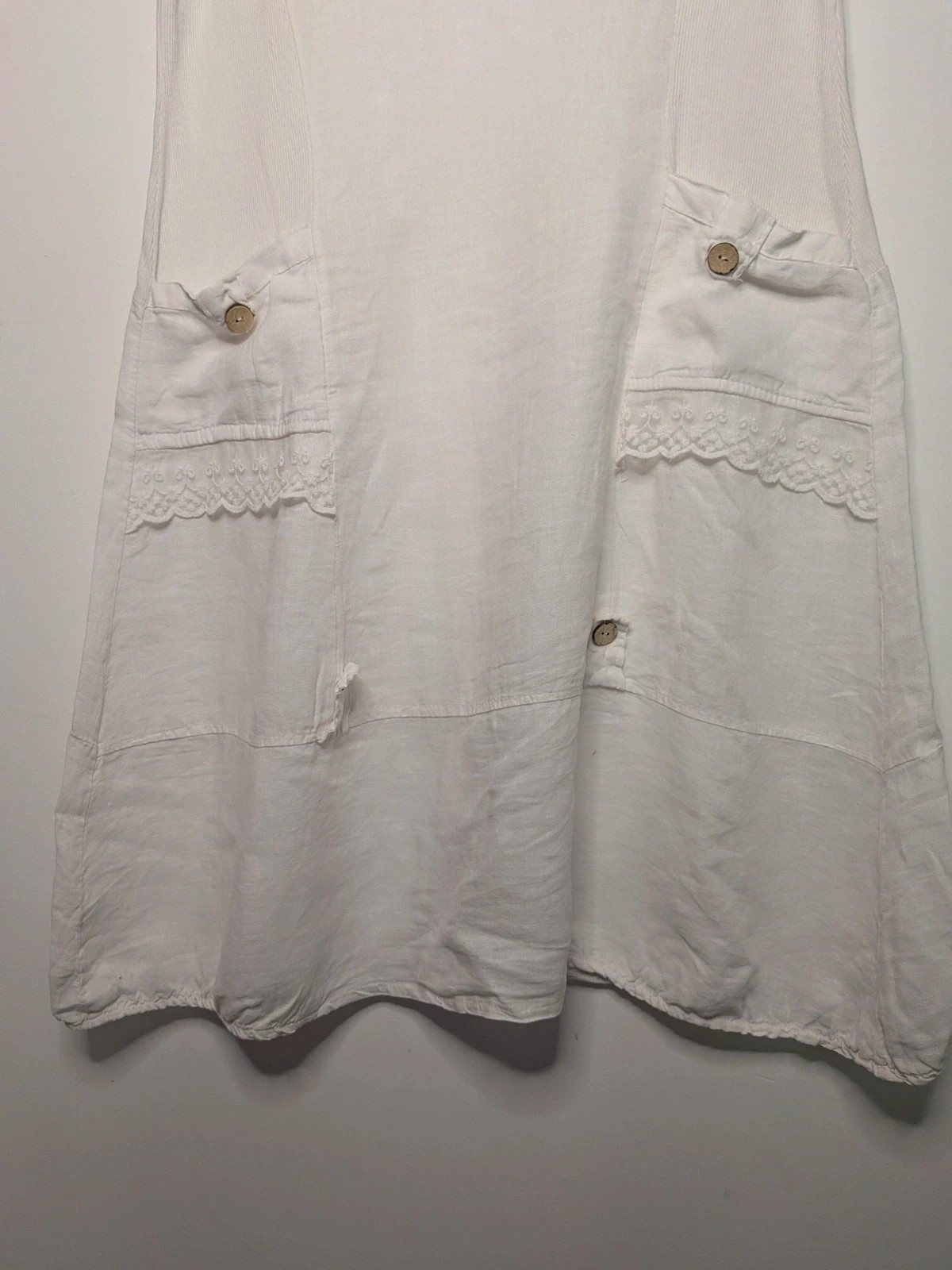 Robe en lin – inconnue – taille L / 40 / 12 5