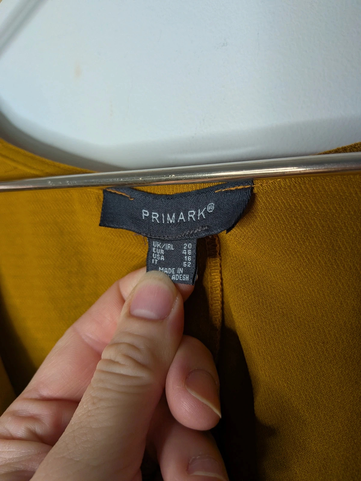 Tunique safran – Primark – taille 4XL / 48 / 20 5