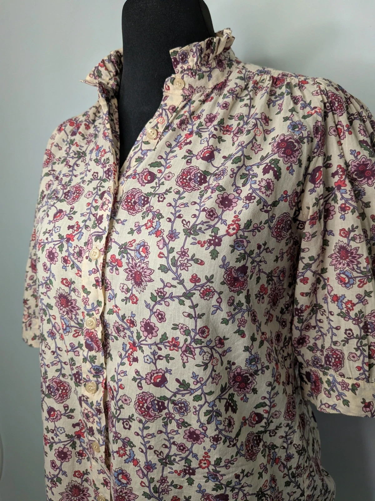 Chemisier en coton – Petite Mendigote – taille S / 36 / 8 3
